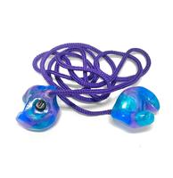 Custom solid ear plug w/ passive noise filter